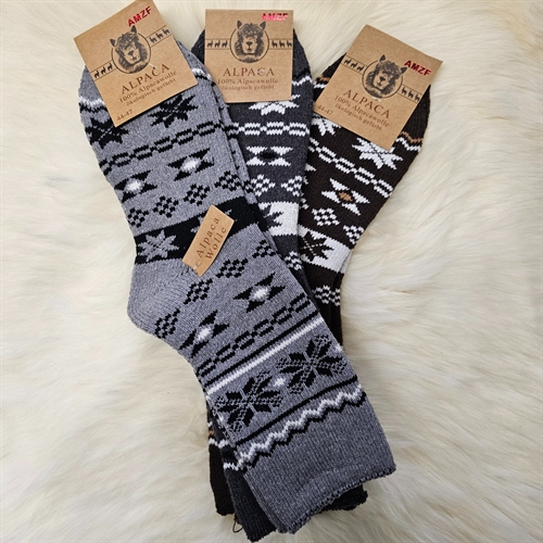 Alpaca Wollsocken