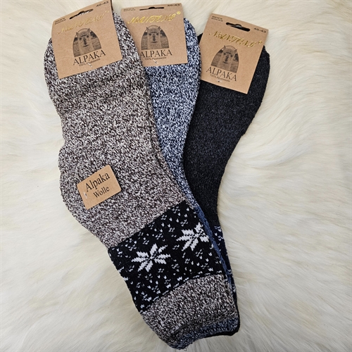 Alpaca Wollsocken