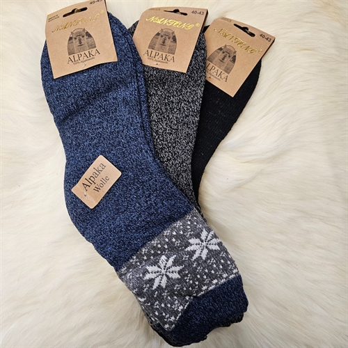 Alpaca Wollsocken