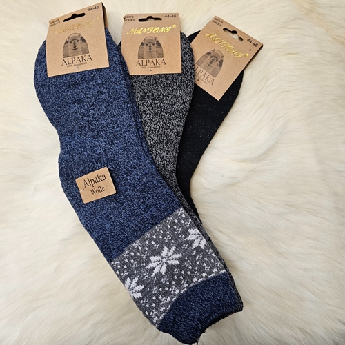 Alpaca Wollsocken