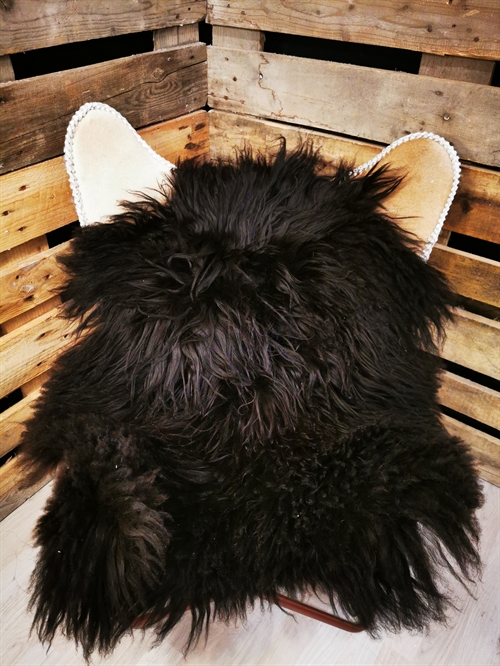 Lammfell Isländisches Schwarz 