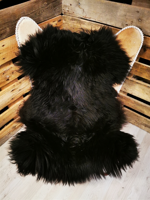 Lammfell Isländisches Schwarz 