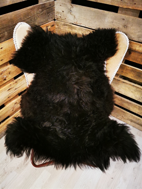 Lammfell Isländisches Schwarz 