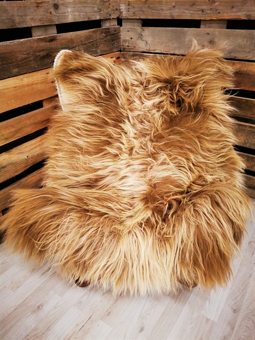 Lammfell Isländisches Gefärbt Braun