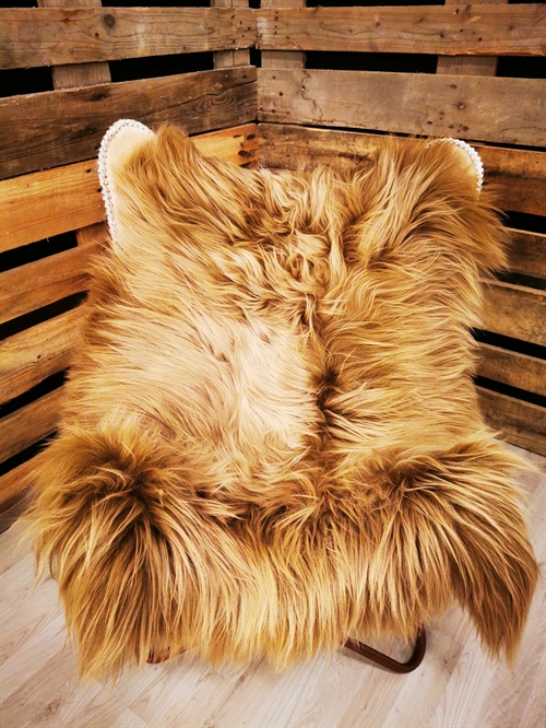 Lammfell Isländisches Gefärbt Braun